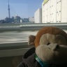 If you sit on the left side you can see the Skytree tower!